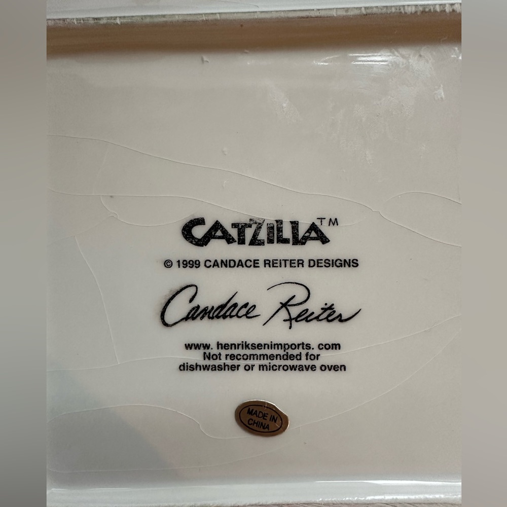 Catzilla Plate - Picture 2 of 6